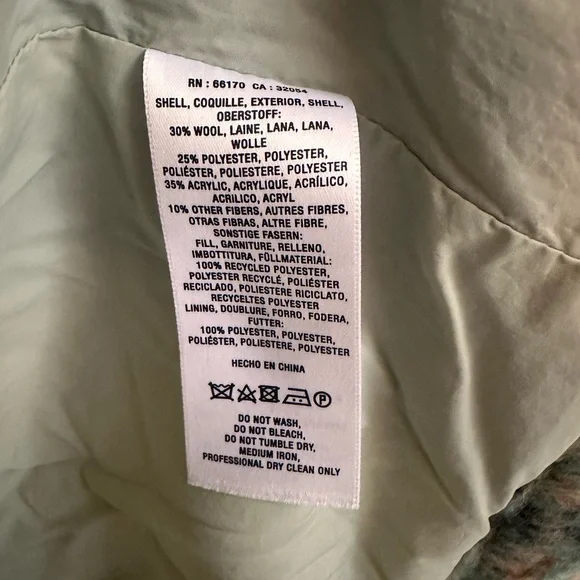 Anthropologie Plaid Puffer Jacket - Picture 7 of 7